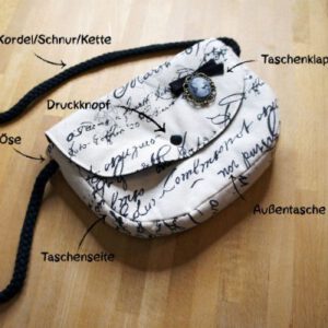 Handtasche Bienchen Einzelteile