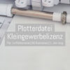 Plotterdateien Gewerbelizenz