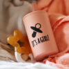 Plotterdatei Baby auf Trinkflasche geplottet mit dem Schriftzug It´s a Girl Plotterdatei It´s a Girl