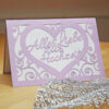 Plotterdatei Karte Alles Liebe zur Hochzeit