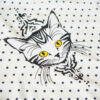 Katzenkopf Plotterdatei mit Ornamenten zum selber plotten Plotterdatei Katze Katzenkopf Ornamental