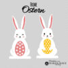 Plotterdatei Osterhase mit Osterei zum Plotten Plotterdatei Osterhase mit Osterei