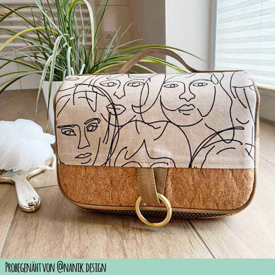 Kulturbeutel Nähanleitung Kosmetiktasche Traveling