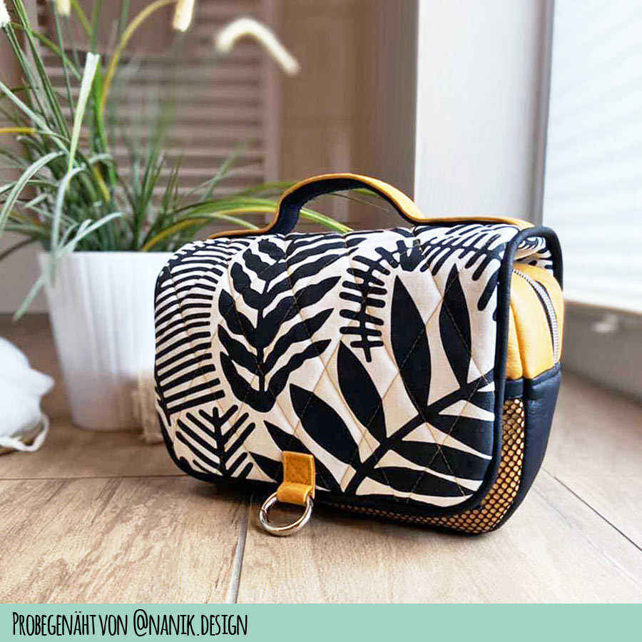 Kulturbeutel Nähanleitung Kosmetiktasche Traveling