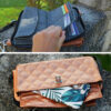 Fächer Schnittmuster Taschen für Handy und Geld Innenaufteilung Schnittmuster Money Cat