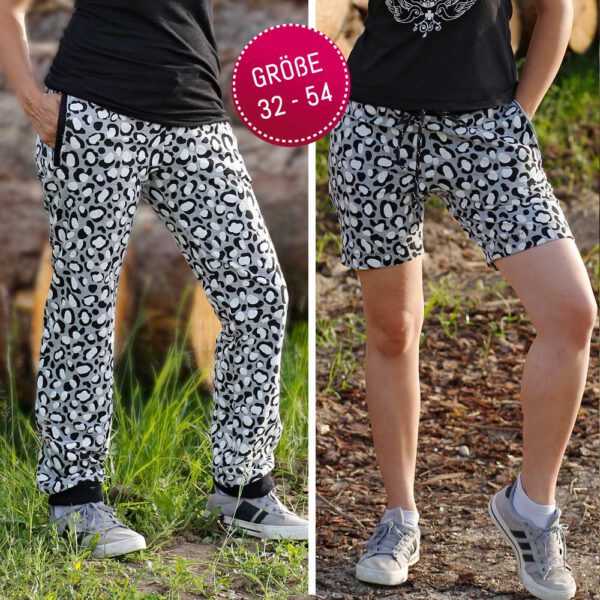 Jogginghose nähen Schnittmuster Jogginghose Laiska