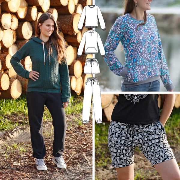 Schnittmuster Set Nafia + Laiska