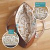Details und Einzelteile zum Schnittmuster und der Nähanleitung Handtasche Zahro Schnittmuster Handtasche Zahro