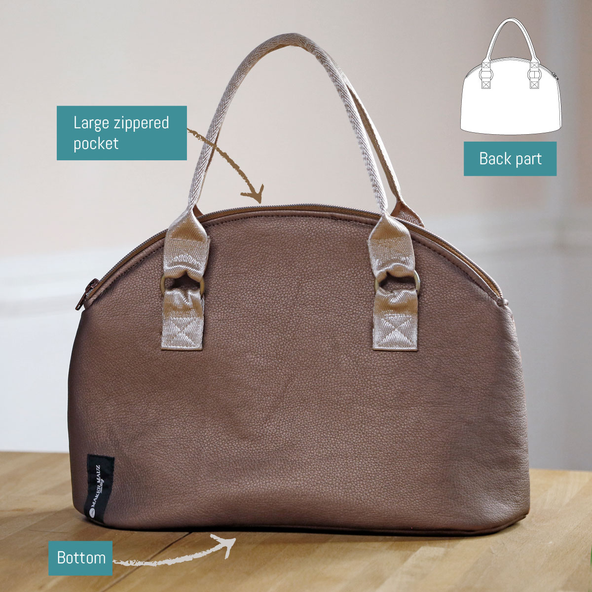 Handbag Bowlingbag Sewing Pattern