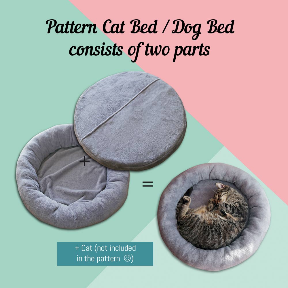 Pattern Cat Bed / Dog Bed Parts Pattern Cat Bed / Dog Bed Parts