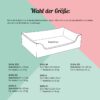 Hundebett Alma Schnittmuster