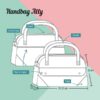 Sewing Pattern Handbag Ally Technical Drawing Details