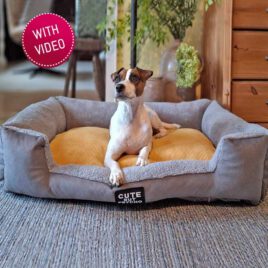 Dog bed Alma sewing pattern title