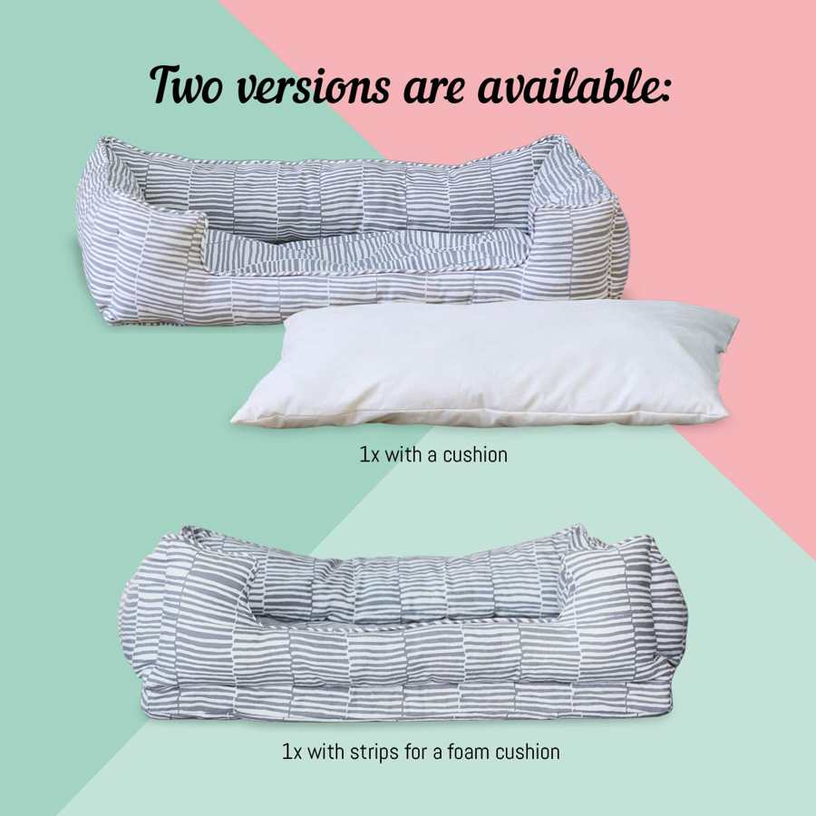 Dog bed Alma sewing pattern variants