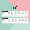 Sewing pattern sweatpants Manoah size chart