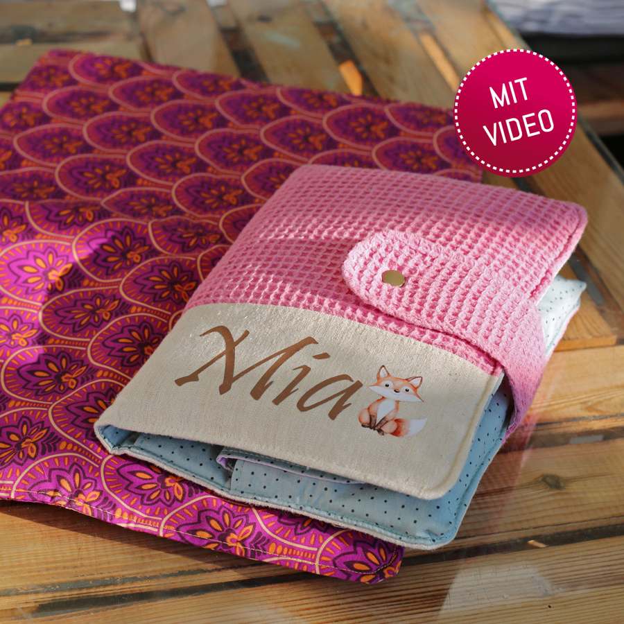 Schnittmuster Wickeltasche Mia Titelbild Schnittmuster Windeltasche