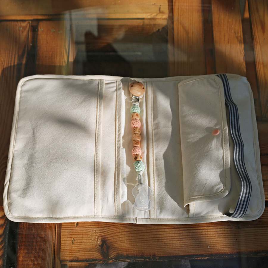 Schnittmuster Wickeltasche Mia innen mit Gummiverschluss Schnittmuster Wickeltasche Mia mit Gummiverschluss