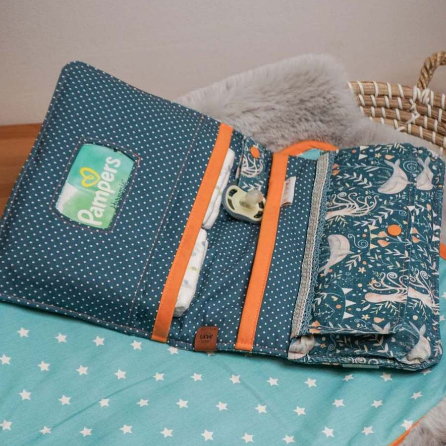Schnittmuster Wickeltasche Mia mit Wickelunterlage Schnittmuster Wickeltasche + Wickelunterlage Mia