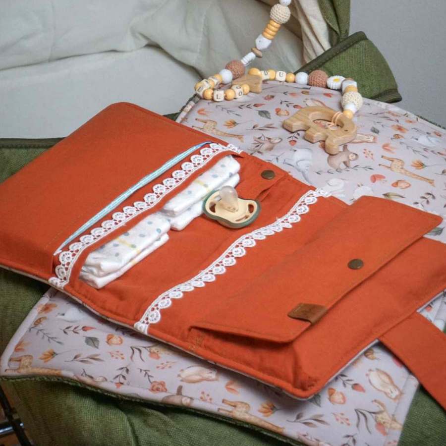 Schnittmuster Wickeltasche Mia mit Wickelunterlage Schnittmuster Wickeltasche + Wickelunterlage Mia