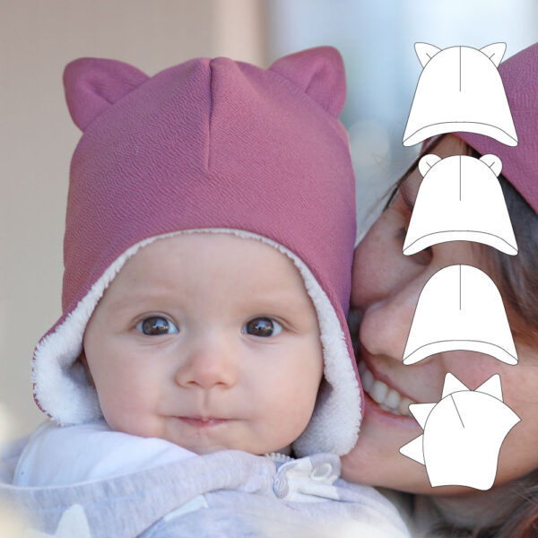 Baby-Mütze Inka Titelbild Babymütze Inkamütze
