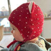 Baby-Mütze Inka Schnittmuster Baby Mütze nähen mit Ohrencover