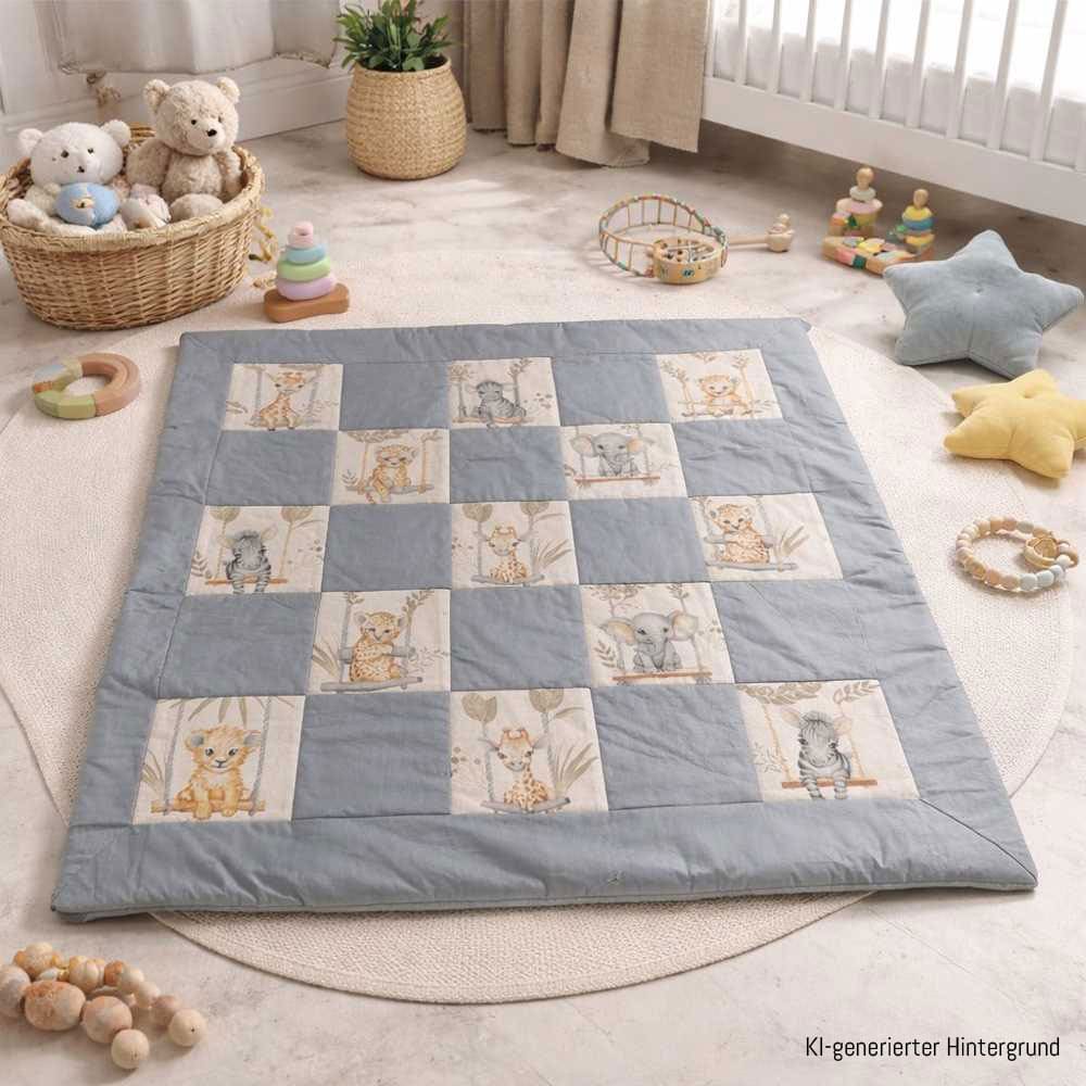 Krabbeldecke Nähanleitung