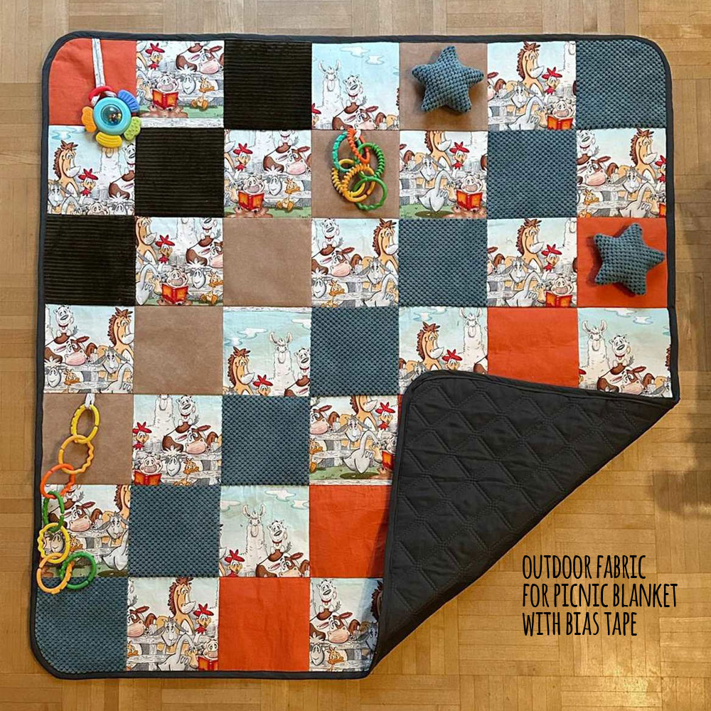 sewing instructions outdoor blanket