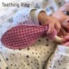 Sewing instructions Gift ideas set_Baby teething ring Pacifier chain Crinkle cloth