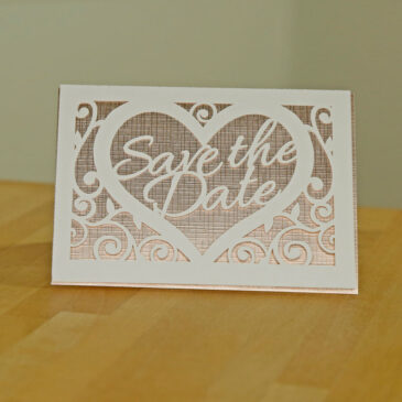 Plotterdatei Save the date Karte