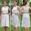 Hippie Trägerkleid Flowy Schnittmuster Hippie Trägerkleid Flowy Schnittmuster Tragevariante mit Gürtel