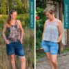 Probenähbeispiele Hippie Trägerkleid Flowy Schnittmuster Hippie Trägerkleid Flowy Schnittmuster