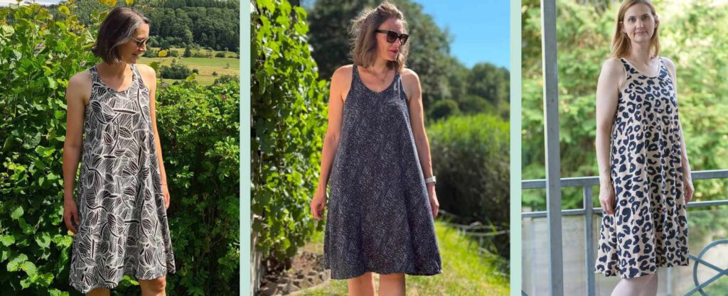 Stoff Viskose Sommerkleid nähen